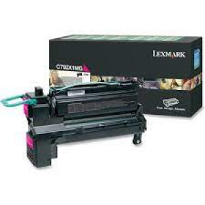 Lexmark C792X1MG Magenta Return Program High Capacity Original Toner Cartridge (20000 Pages) for Lexmark C792de, C792dhe, C792dte, C792e, X792dte, X792dtpe, X792dtfe, X792de, X792dtse, X792dtme
